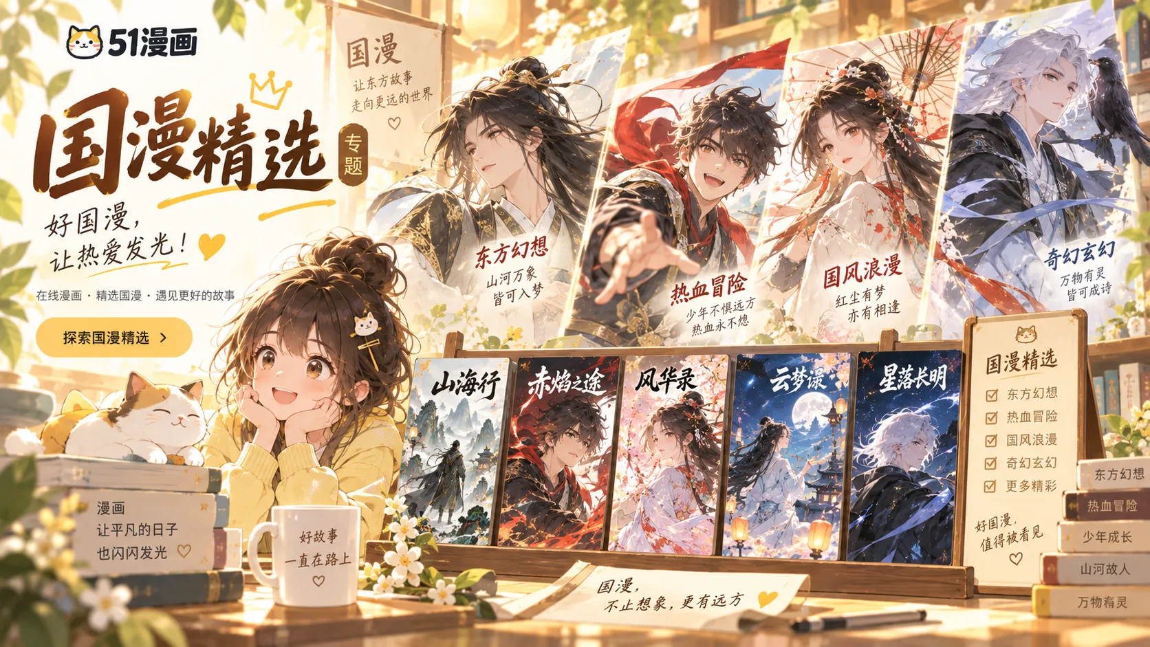 星河维修站封面，年度漫画趋势与人气题材专题封面