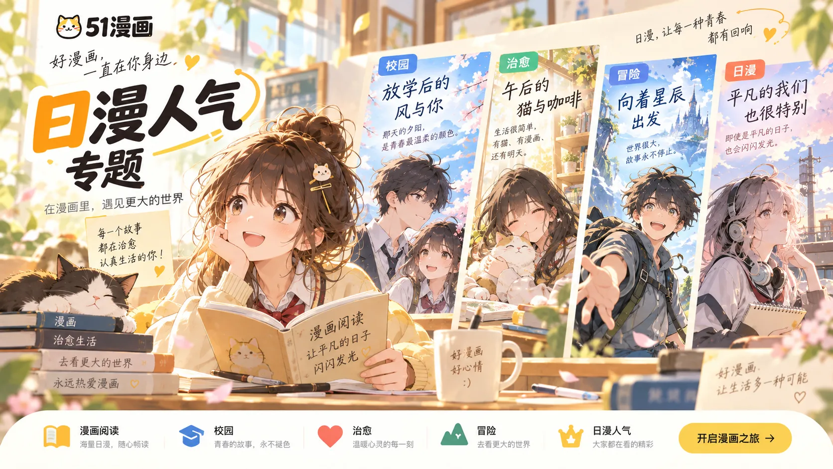 灯塔值班簿封面，漫画作者与作品幕后专题