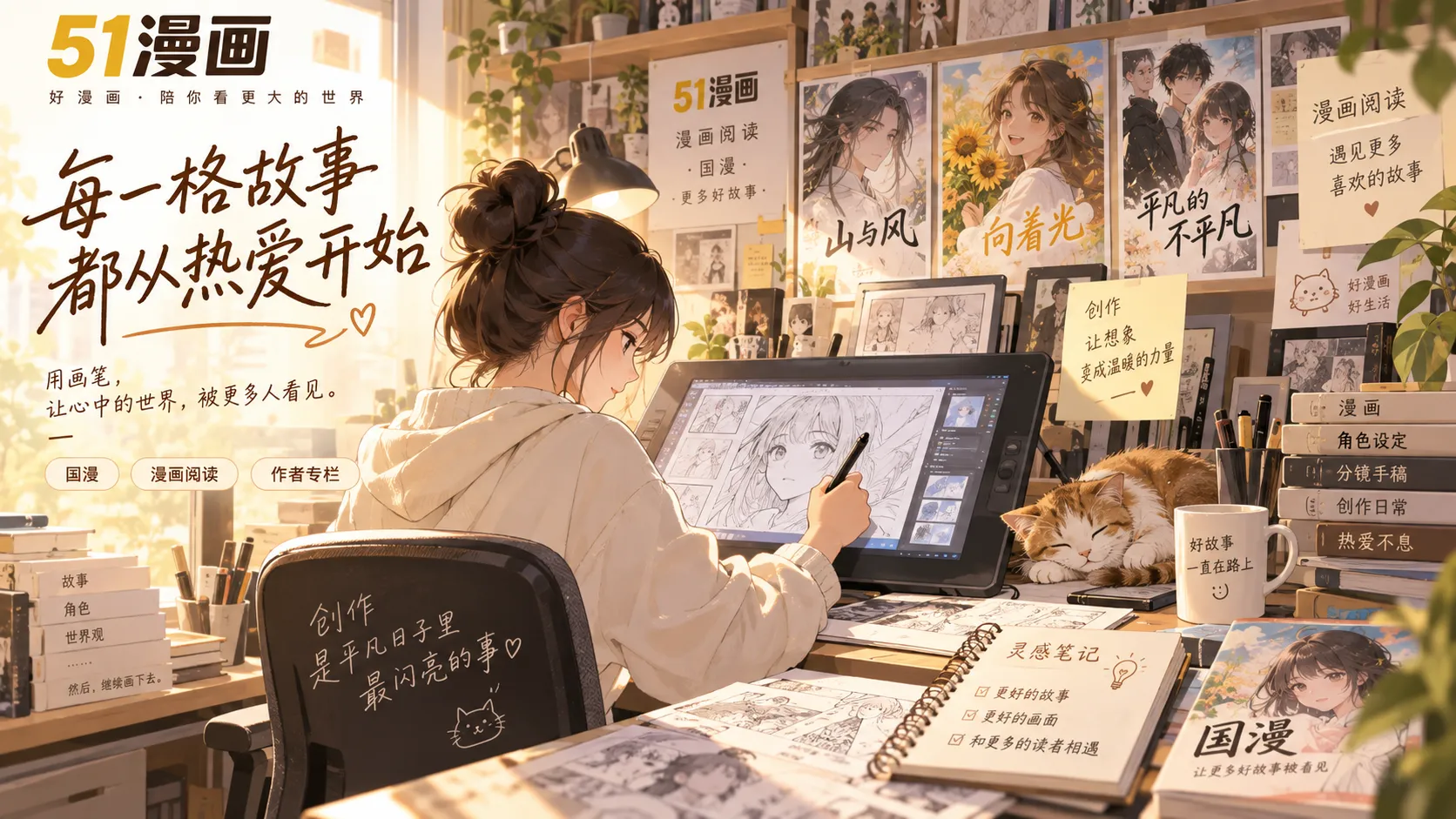 无声弦乐社封面，漫画作者故事与创作幕后