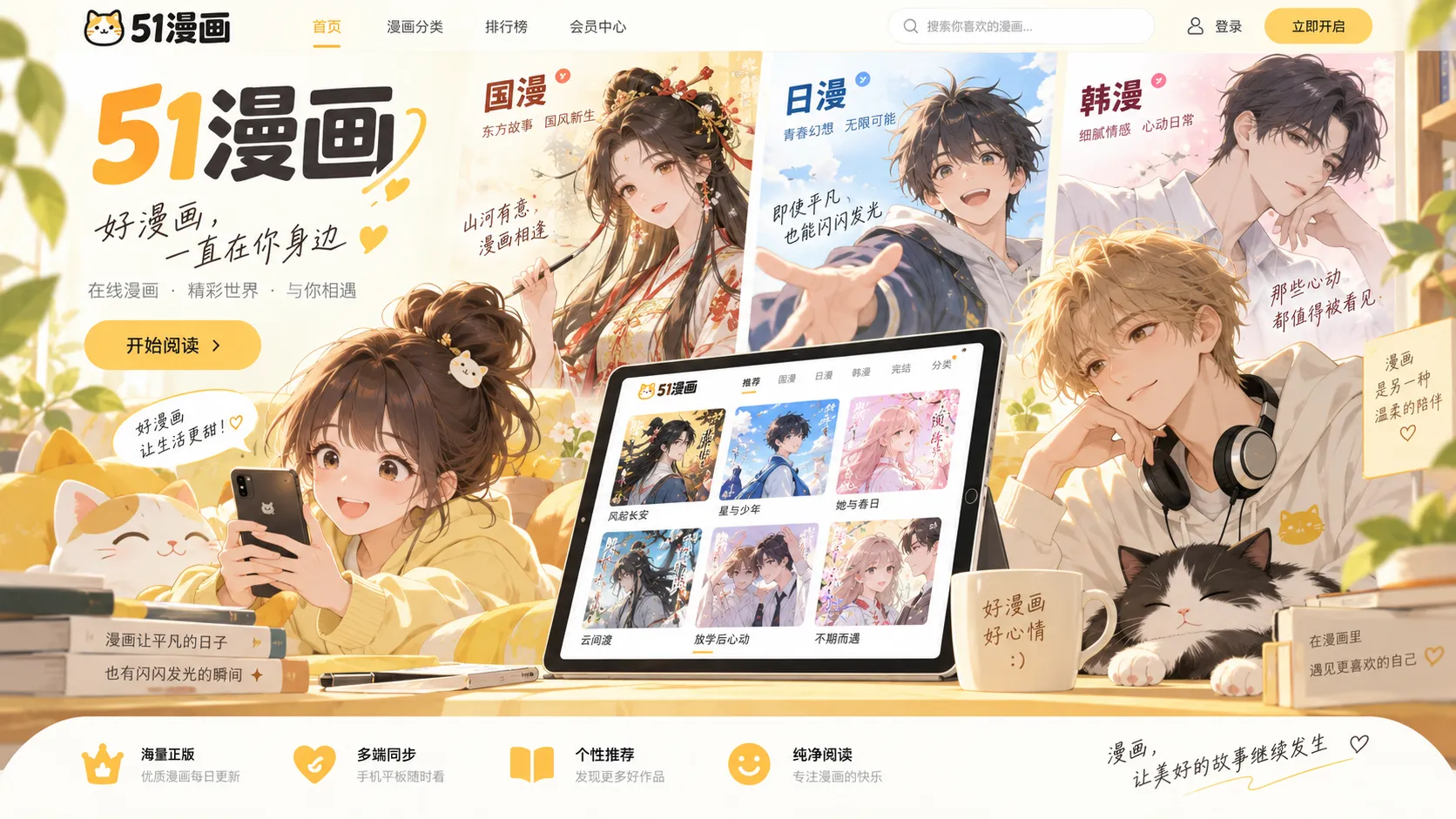 云上剑谱封面，51漫画在线阅读与热门漫画推荐主视觉